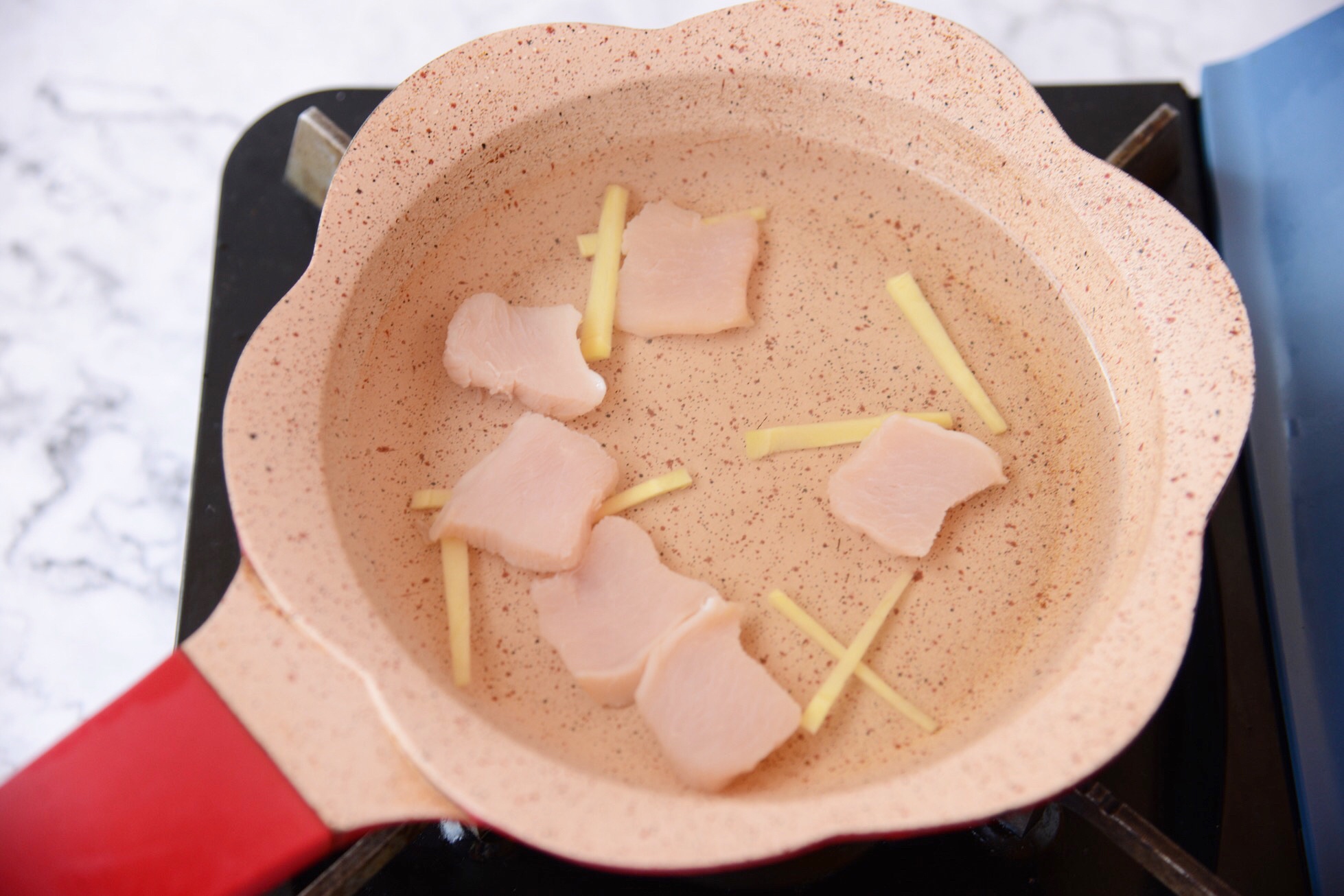 玉米鸡肉浓汤盖浇饭的做法 步骤4