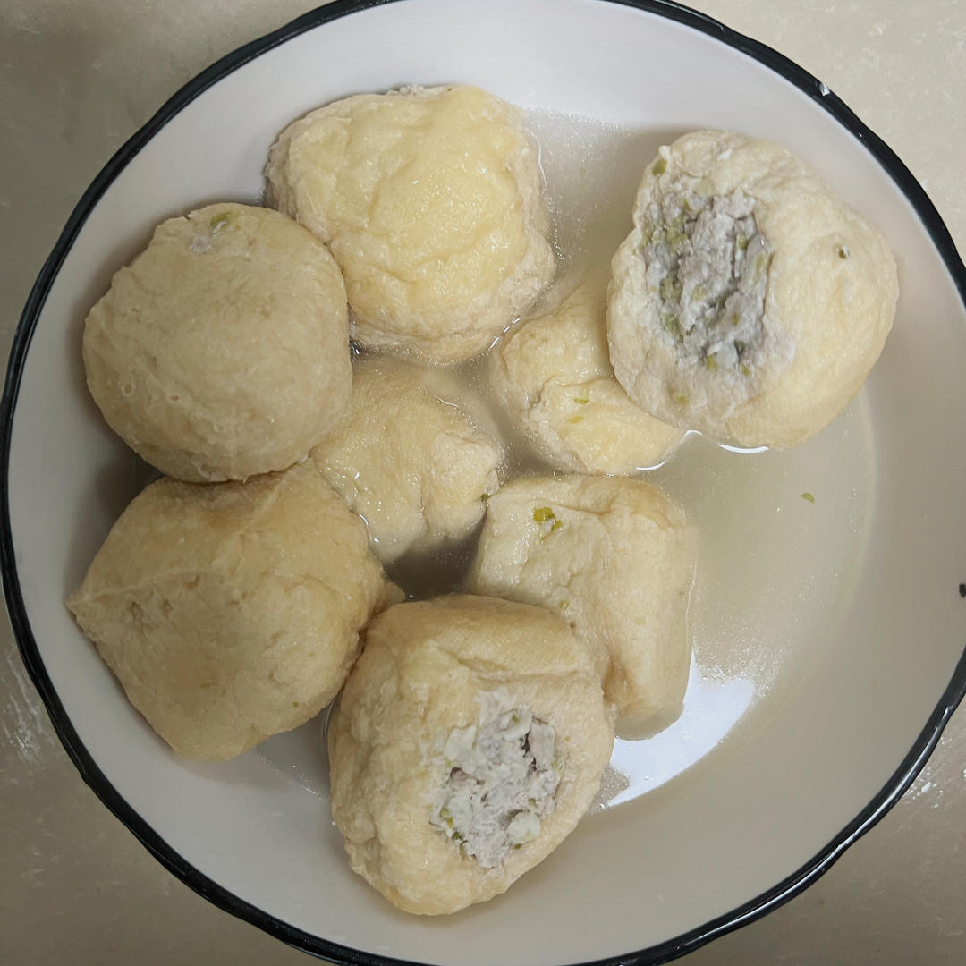 油豆腐塞肉