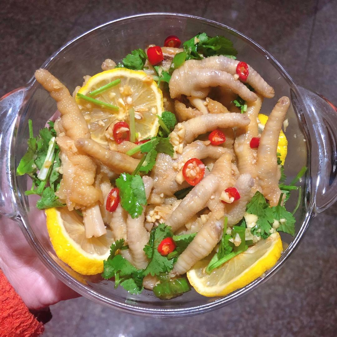 香辣蒜香凉拌爽脆鸡脚