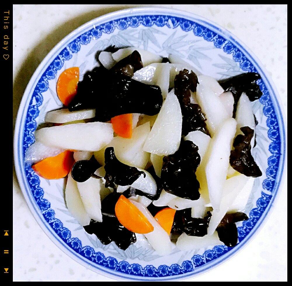 木耳炒山药