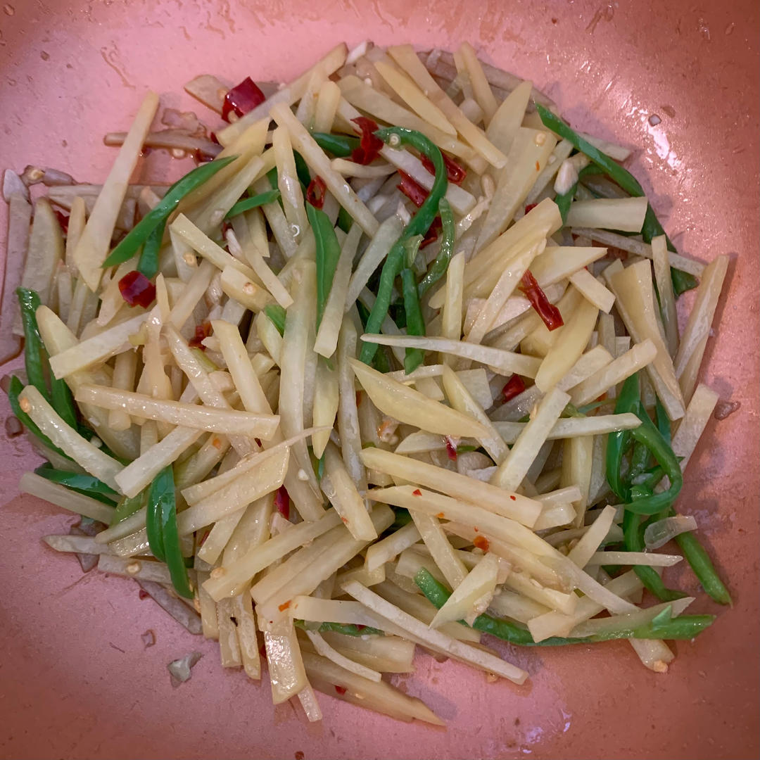 醋溜土豆丝（家庭版小炒）