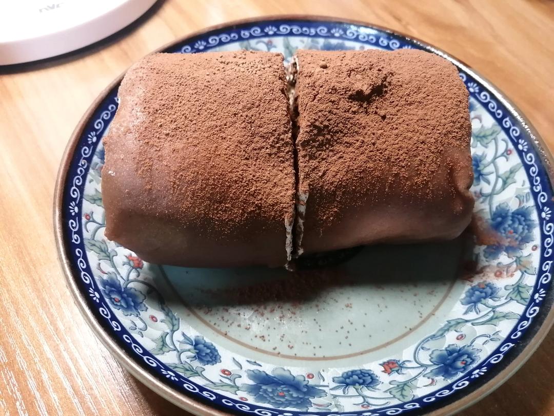 平底锅就能做的奥利奥可可毛巾卷