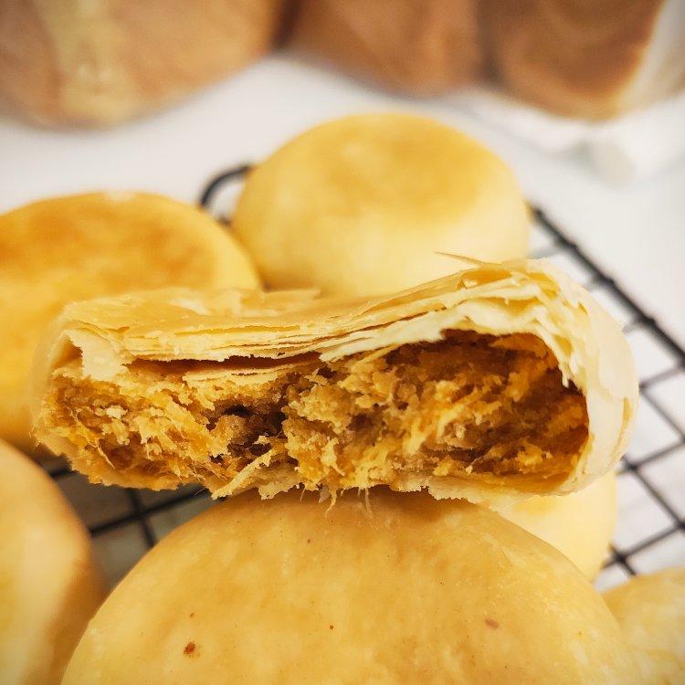 金丝肉松饼