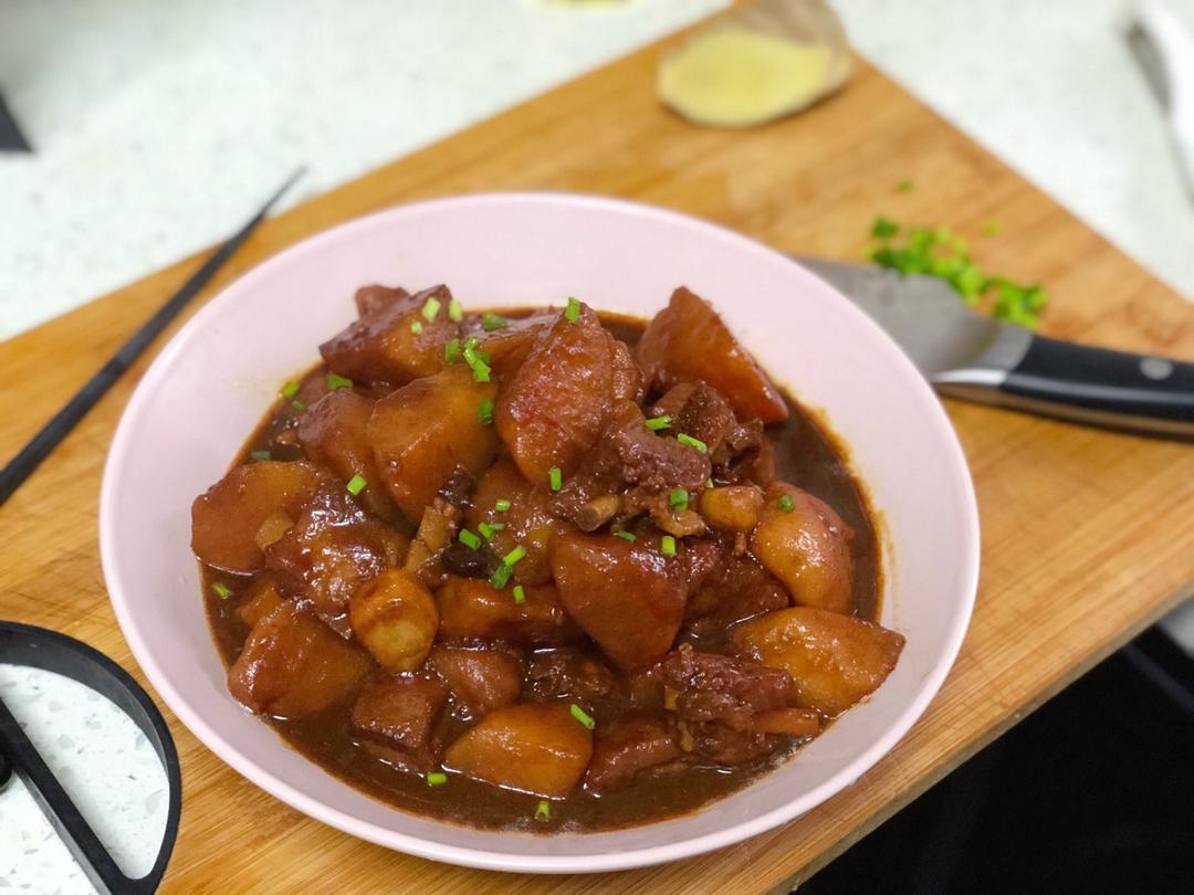 土豆烧排骨