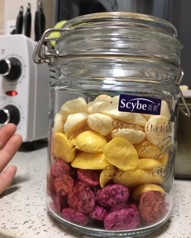 无糖溶豆 手工溶豆自制宝宝溶豆酸奶溶豆～各种水果味