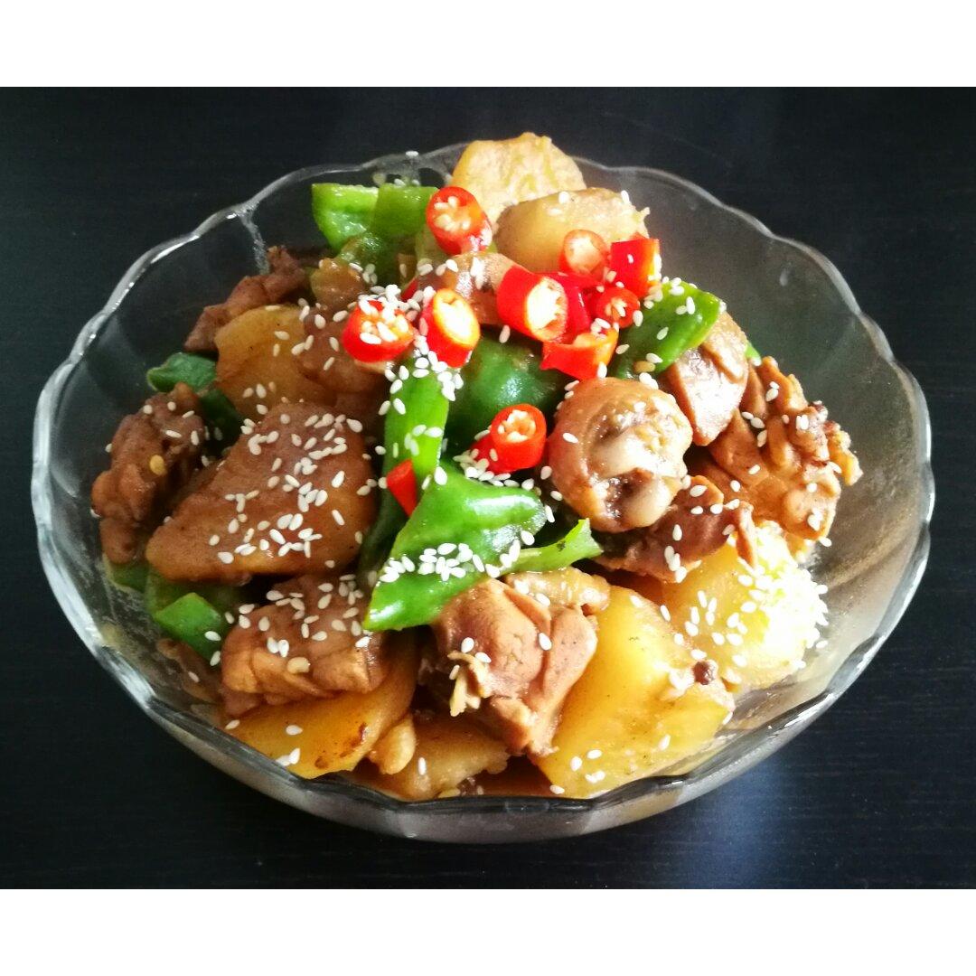 土豆炖鸡块