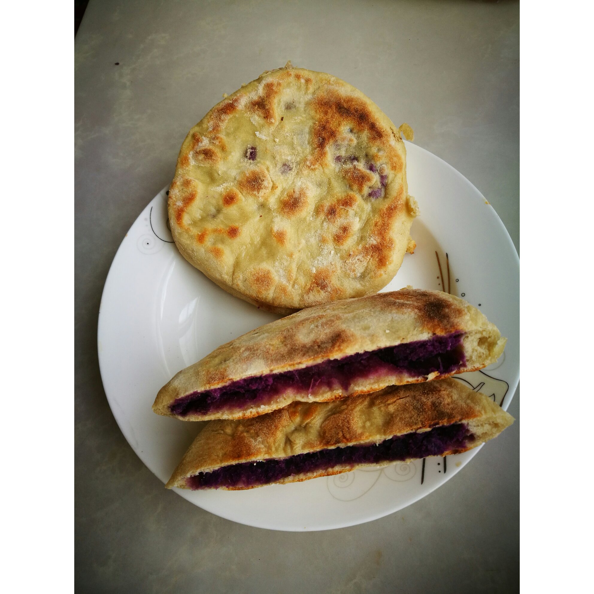 紫薯饼（无油）