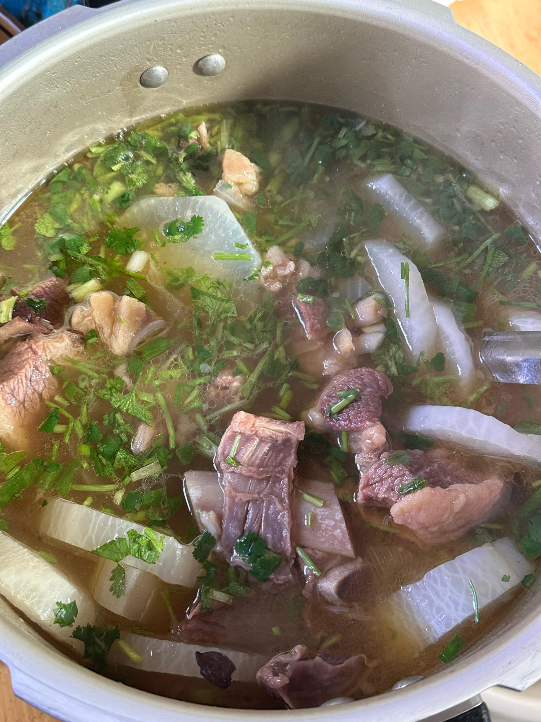 牛排顿萝卜（高压锅版）附带蘸料配方