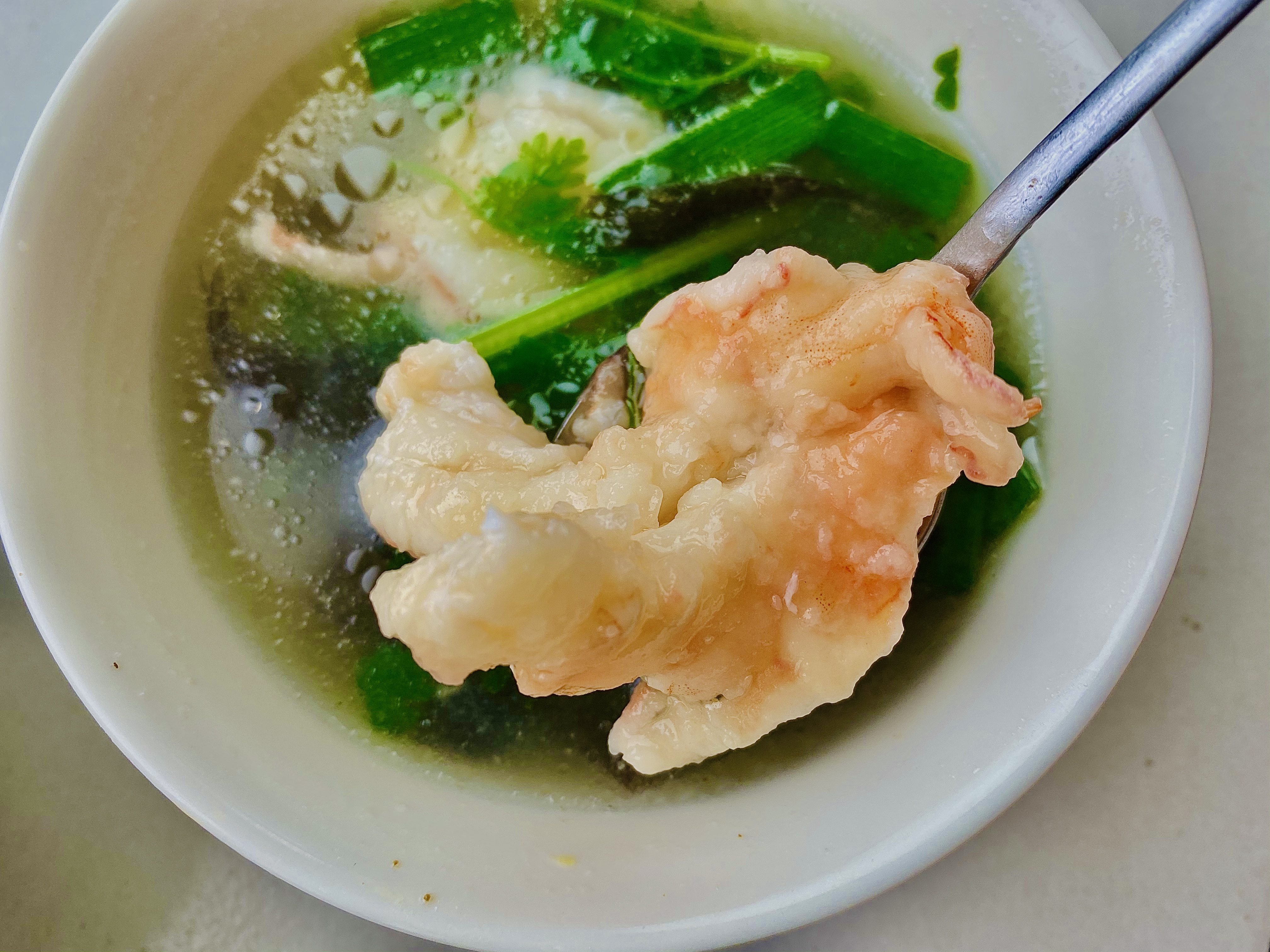 新鲜美味的虾片汤的做法