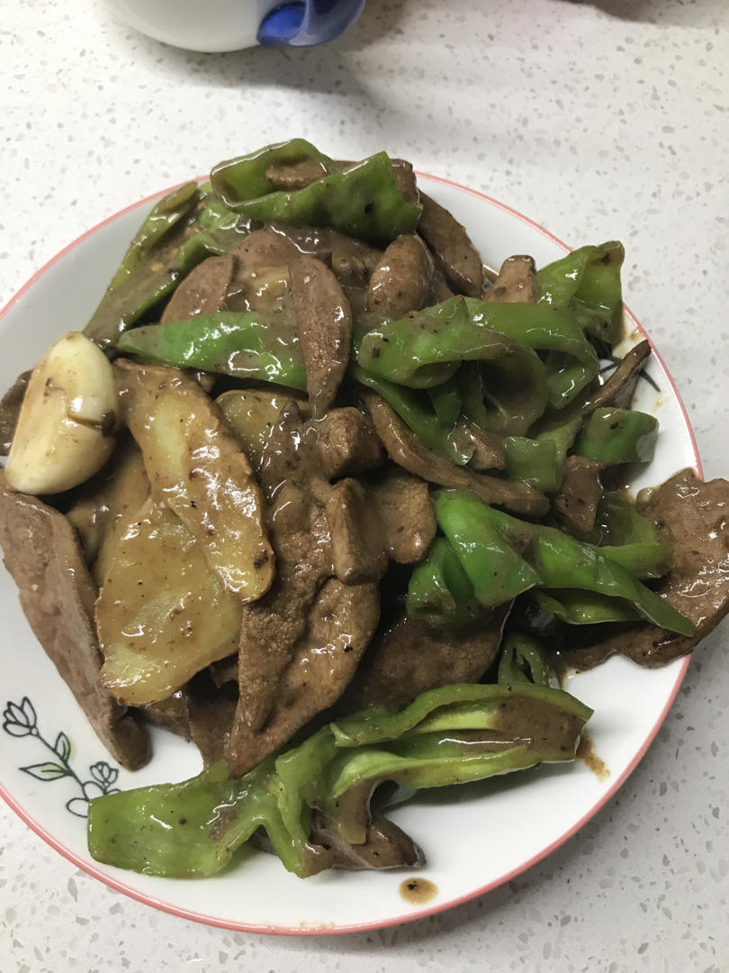 爆炒猪肝