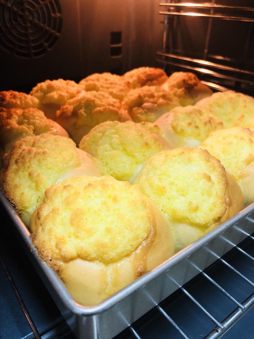 椰蓉餐包（一次发酵，玉米油版，或黄油）