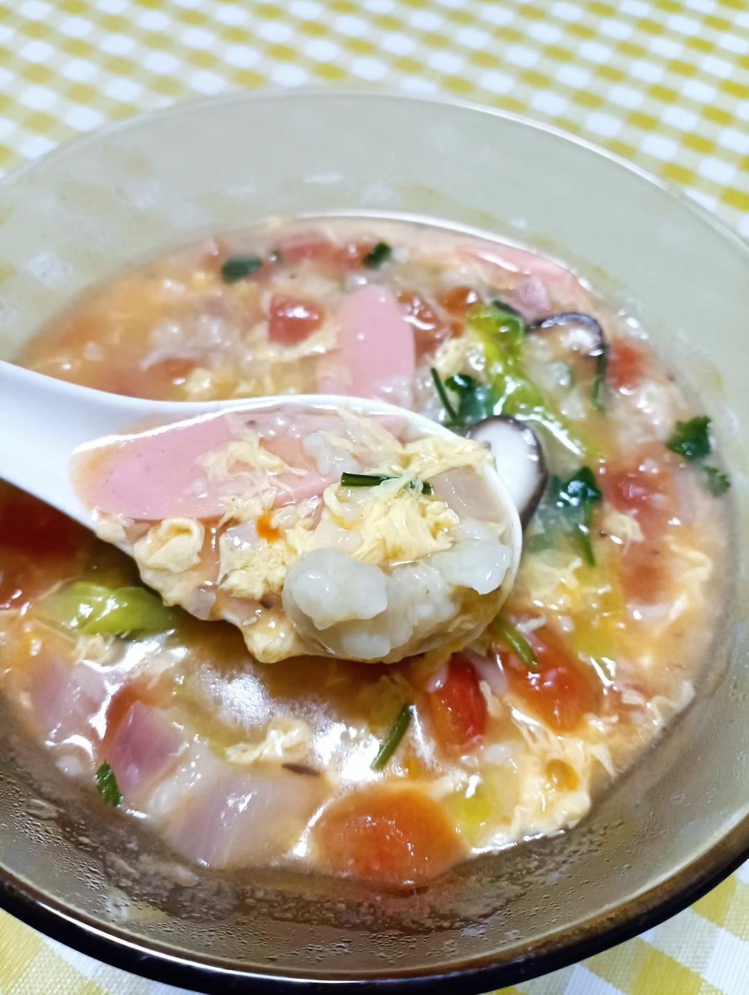 简单早餐-疙瘩汤