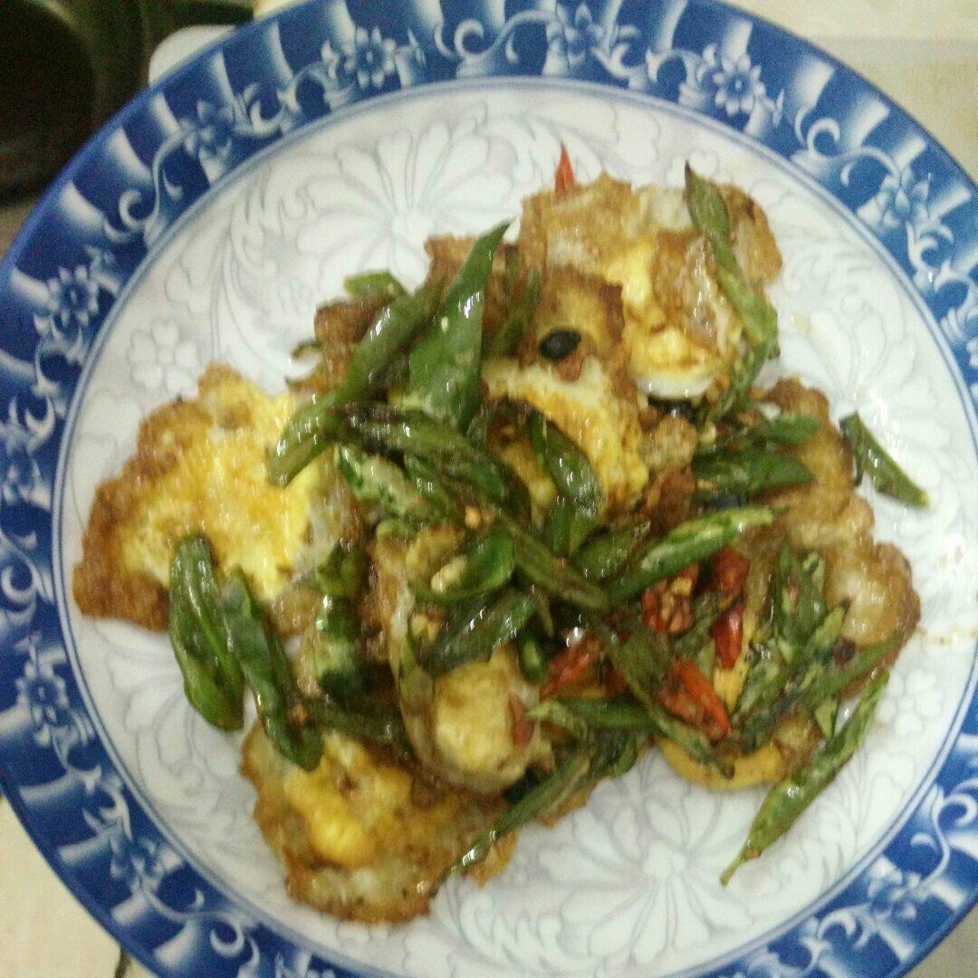 豆豉尖椒炒鹌鹑蛋