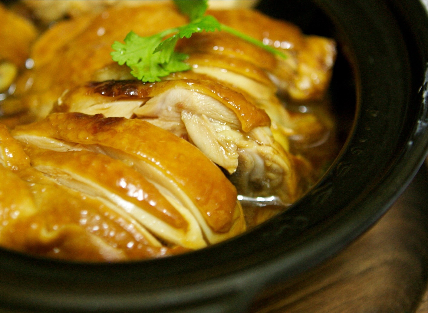 砂锅豉油鸡