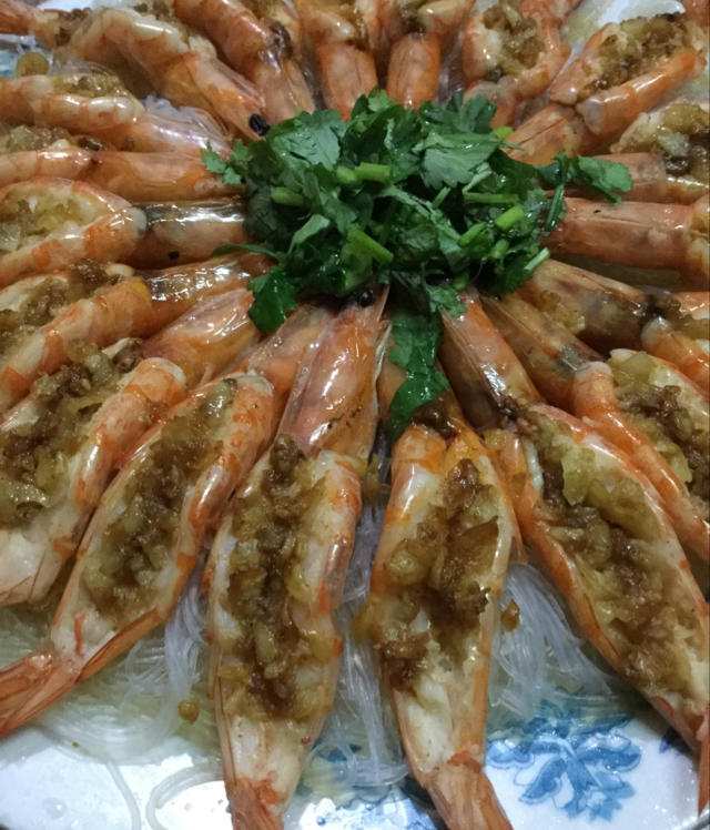 蒜蓉粉丝蒸虾