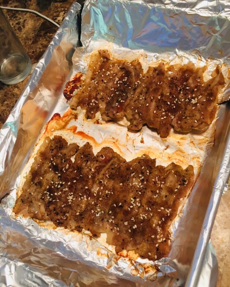 烤箱版土豆烤五花肉
