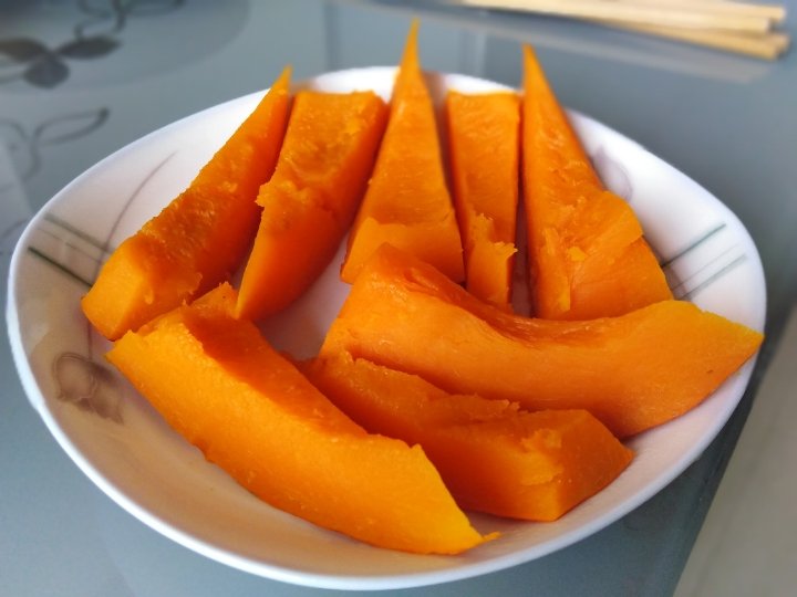 【营养蒸--清蒸南瓜图片】独行者之蜂鸟_下厨房