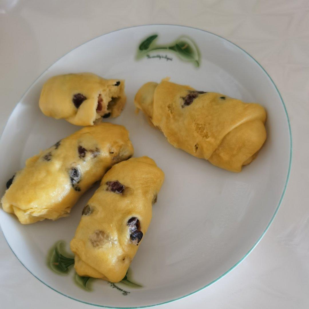 南瓜蜜豆卷 营养又健康 蓬松煊软比面包还好吃 附细节视频详解