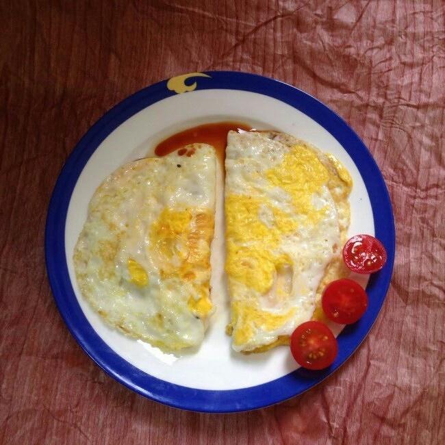 换着方法吃早餐蛋-五星级的简单快手的煎蛋的做法