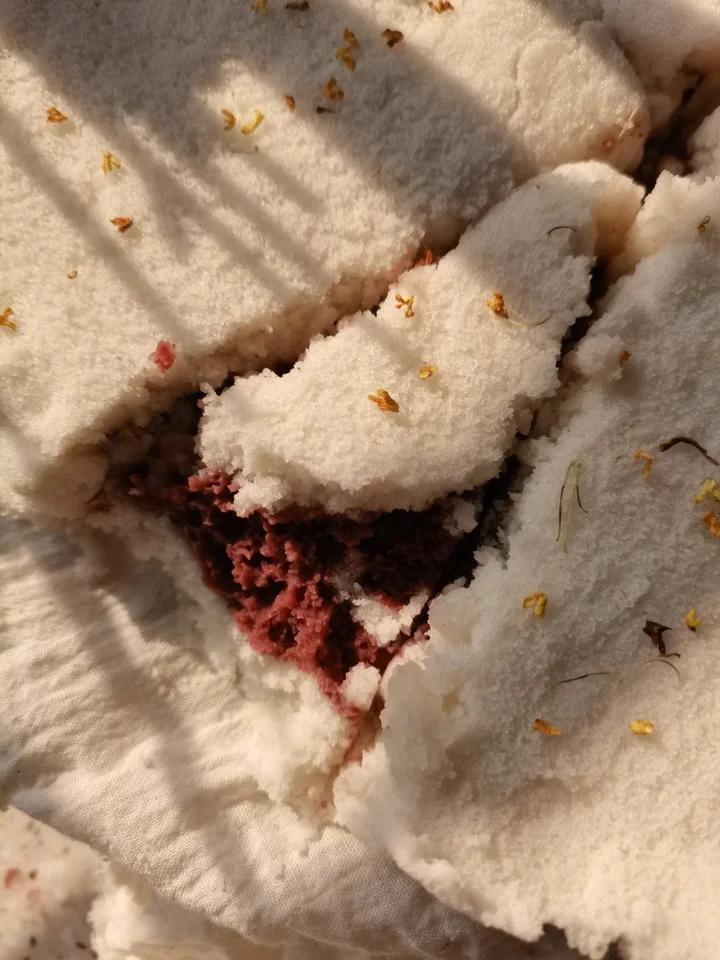 人人都会做的桂花糕+豆沙松糕