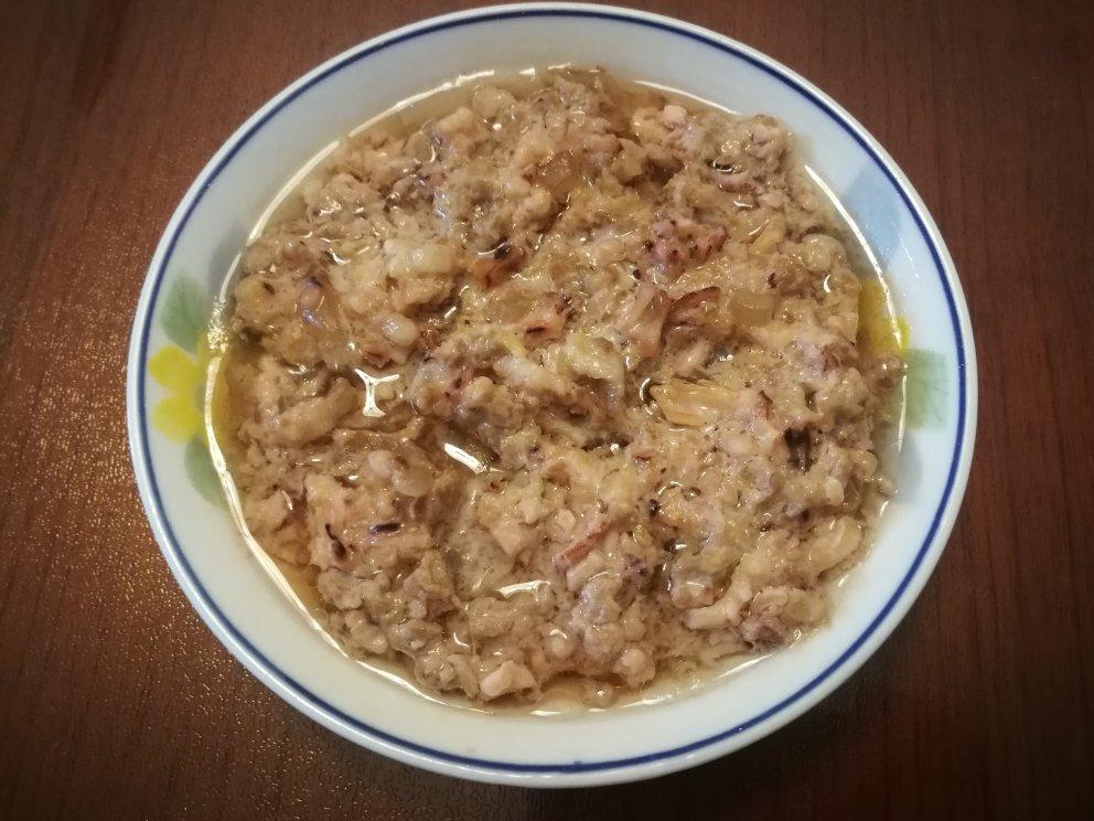 咸鱿鱼肉饼