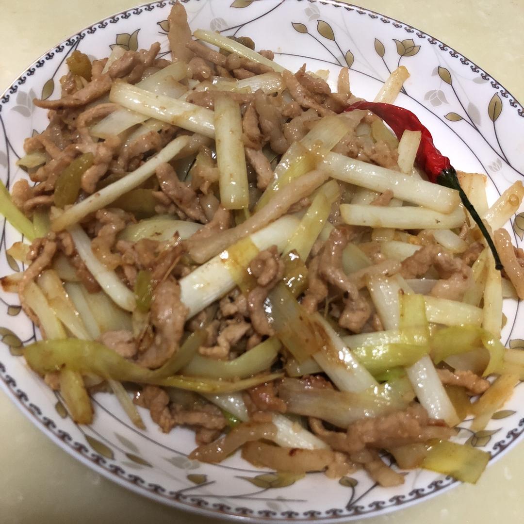 韭黄肉丝