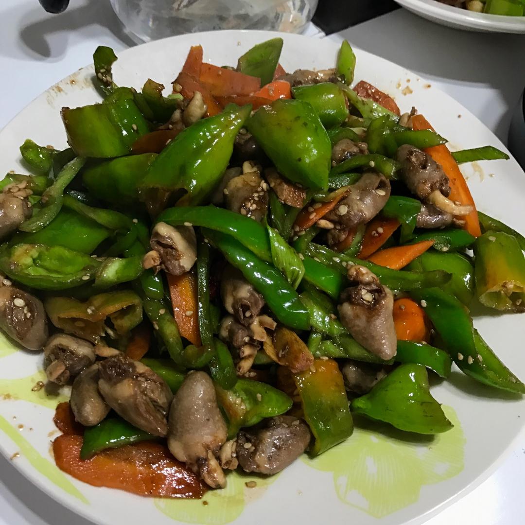 辣炒鸡心