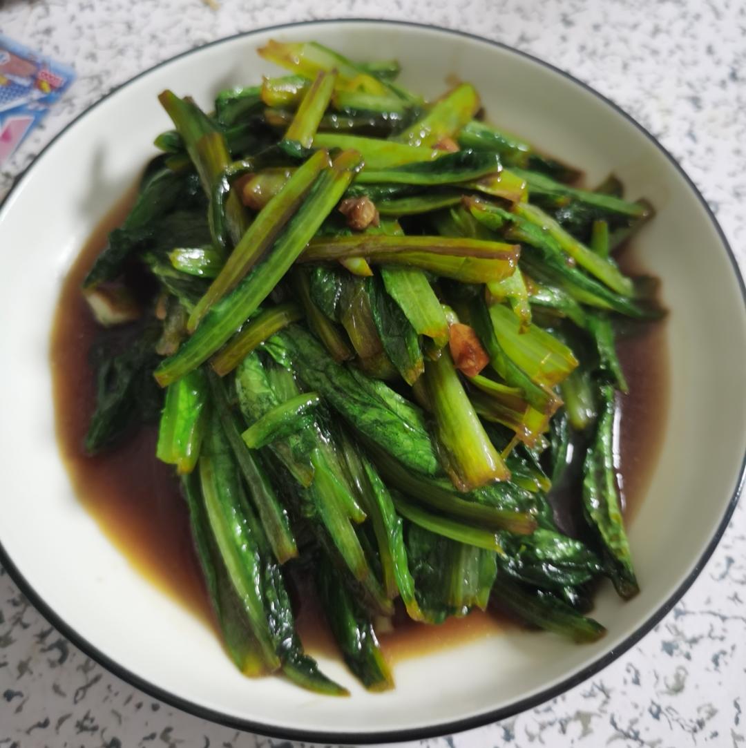 蒜蓉蚝油油麦菜