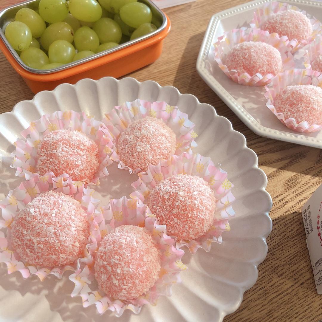 草莓麻薯（奶酪馅）