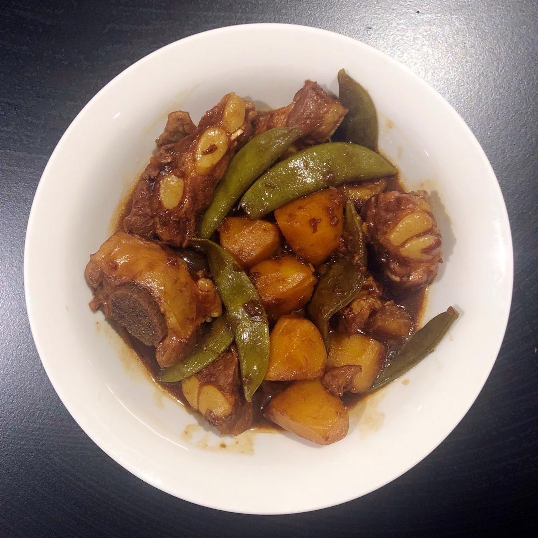 东北排骨炖豆角