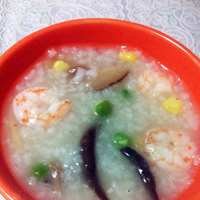 田园鲜虾粥