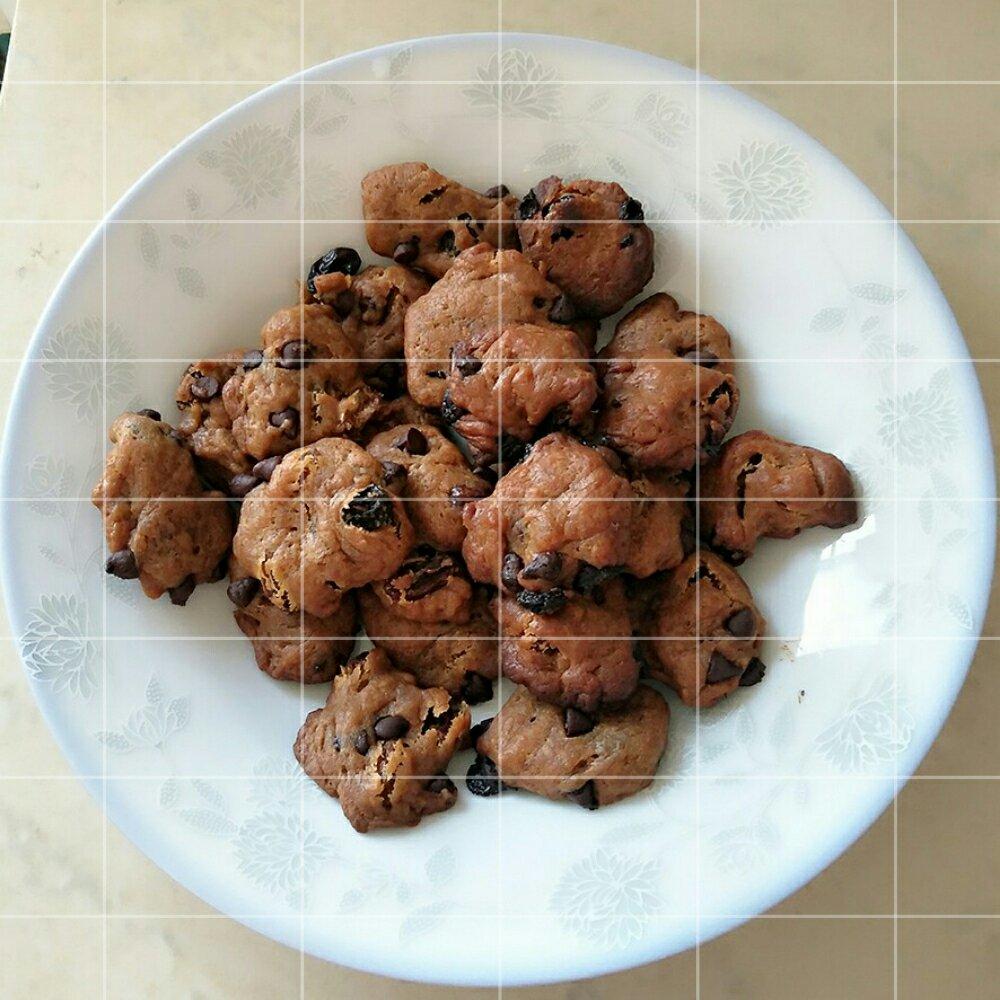 巧克力葡萄干软曲奇