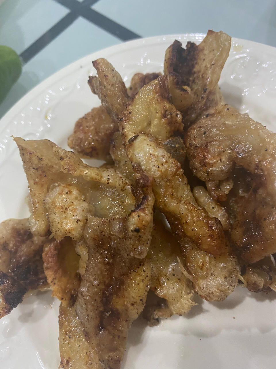 生酮｜低碳｜香酥烤鸡皮
