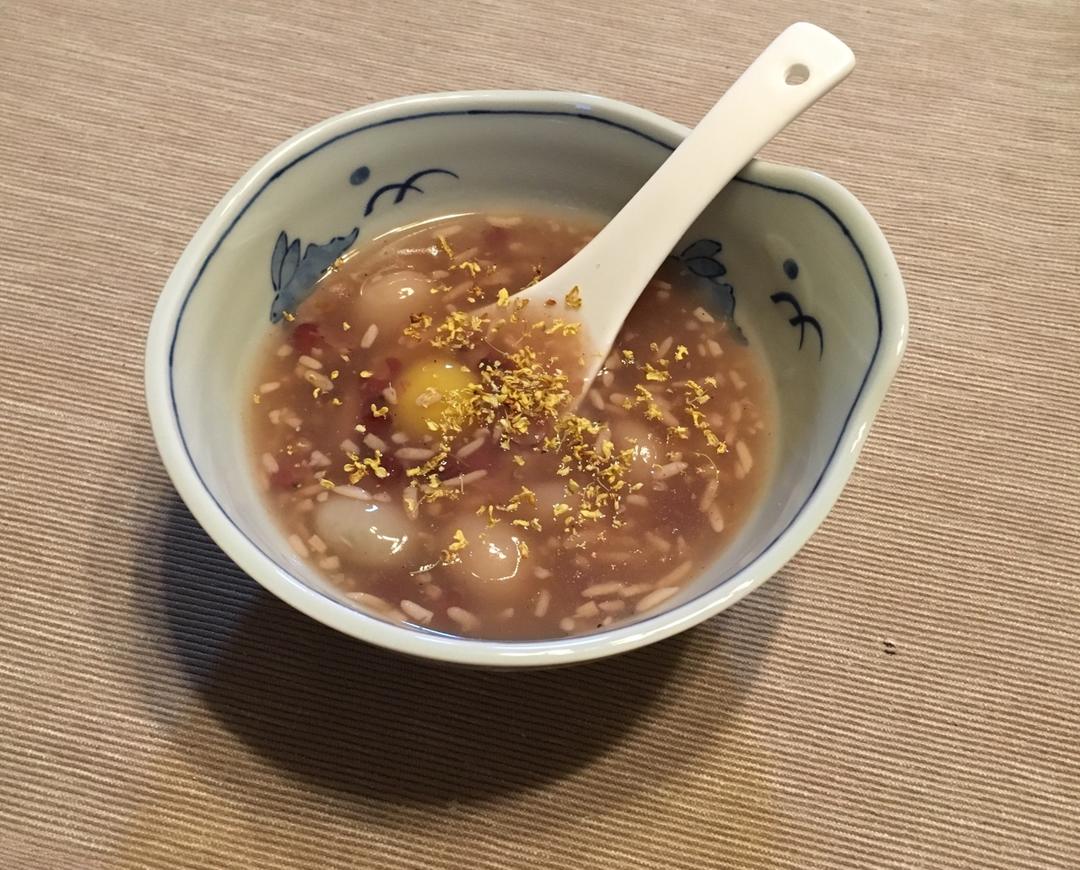 红豆酒酿小圆子