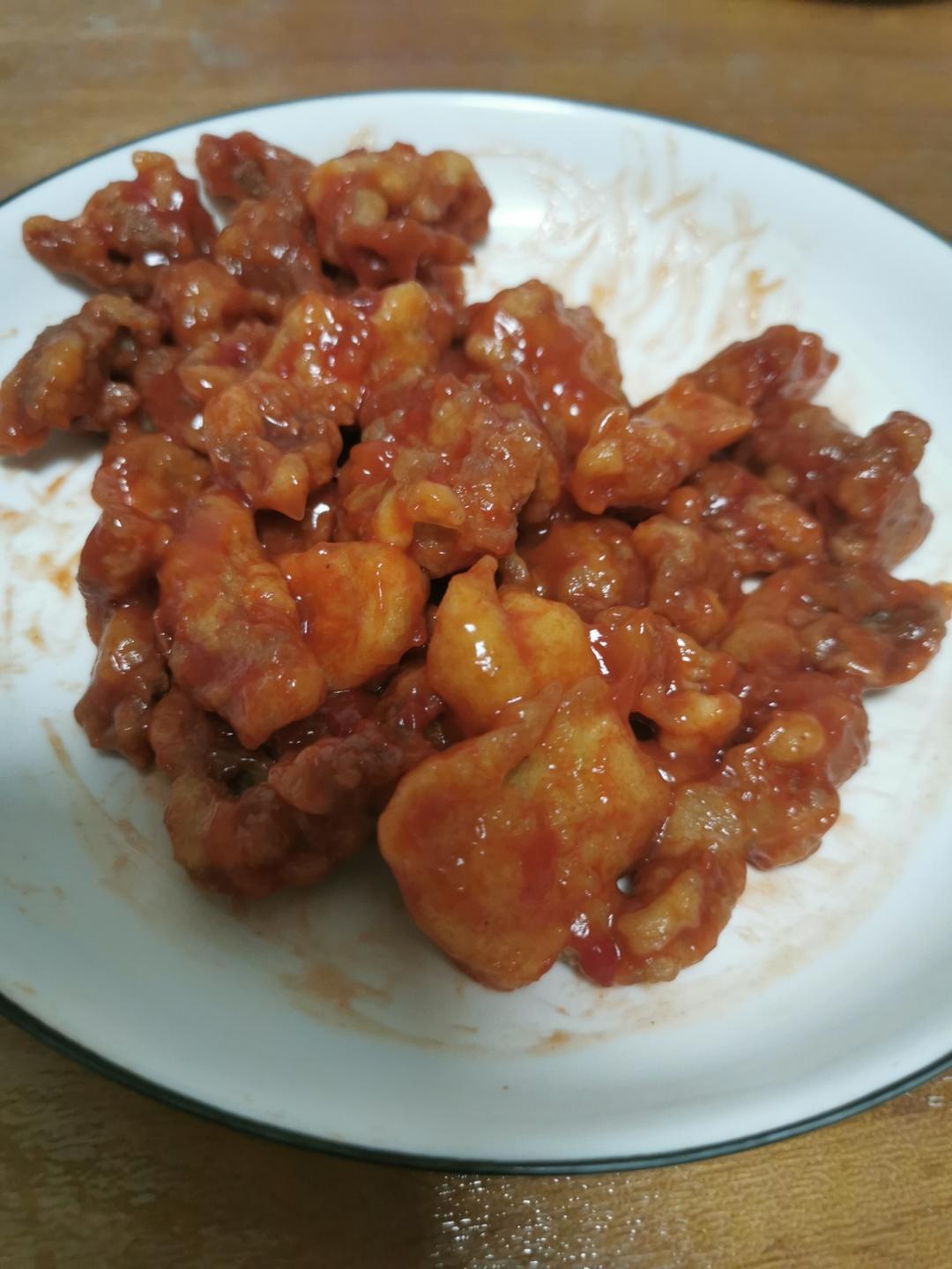 饭店里面糖醋里脊凭什么那么好吃，你看你也行