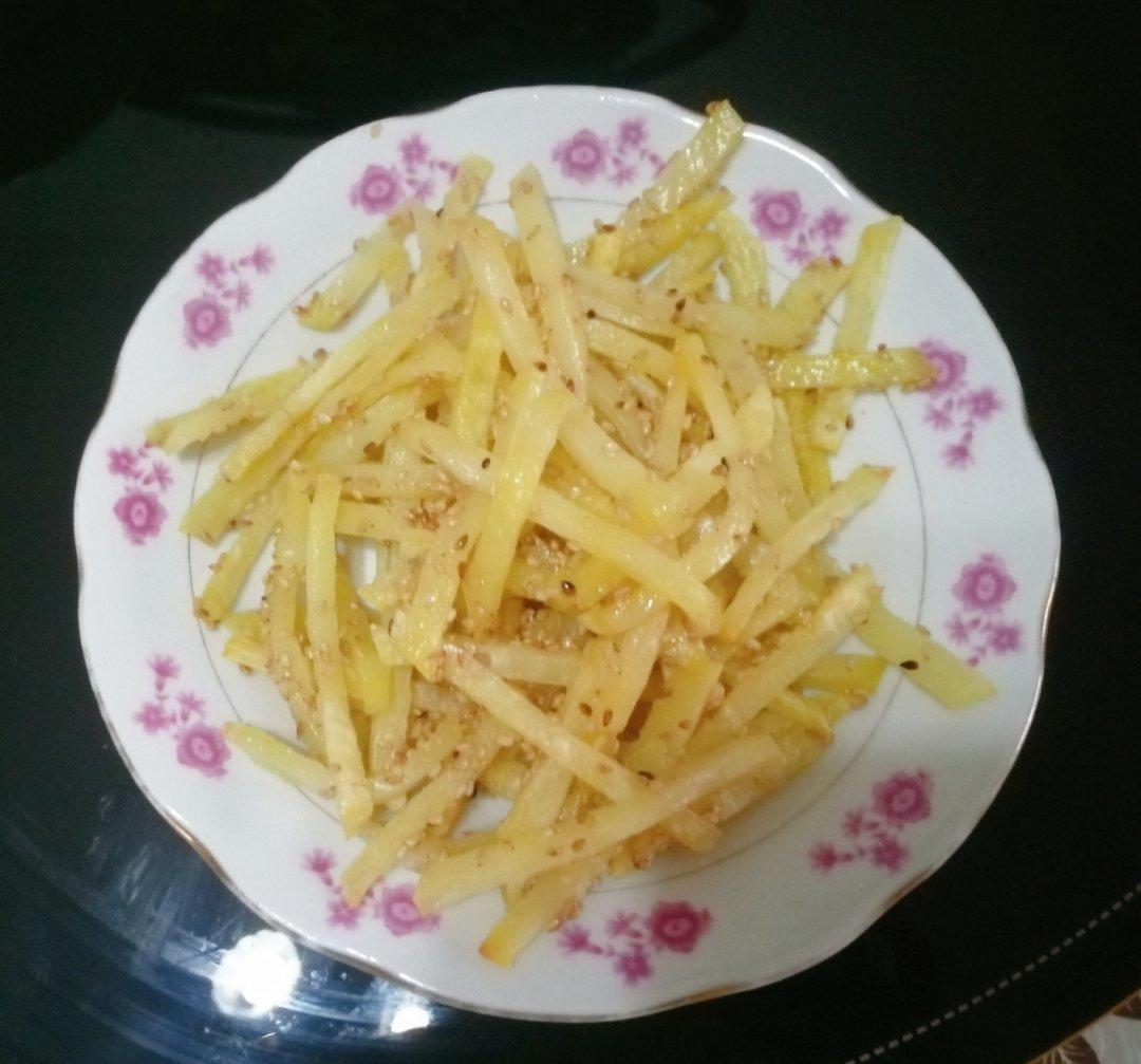 不用油炸的烤箱版烤薯条