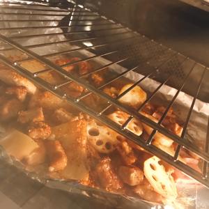 烤猪肉铁板烧烤箱版的做法 步骤5