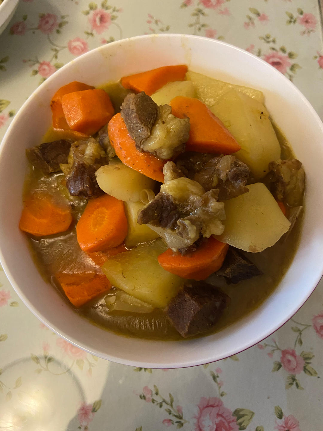咖喱土豆炖牛腩