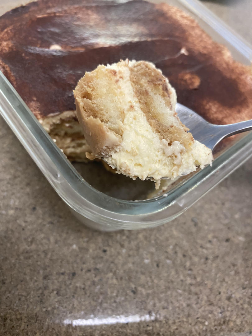 在欧洲学会的经典版提拉米苏