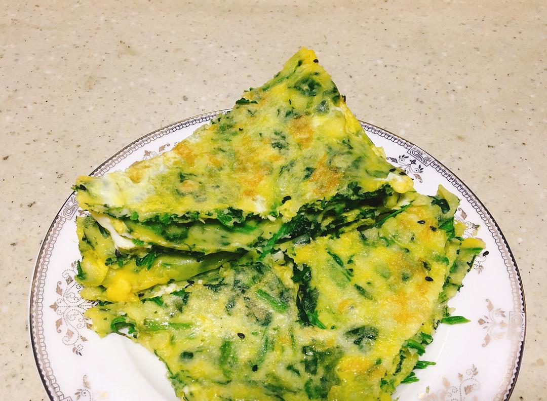 低脂菠菜蛋饼