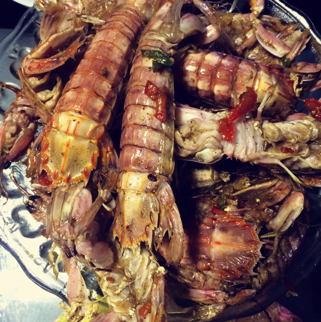 椒盐濑尿虾