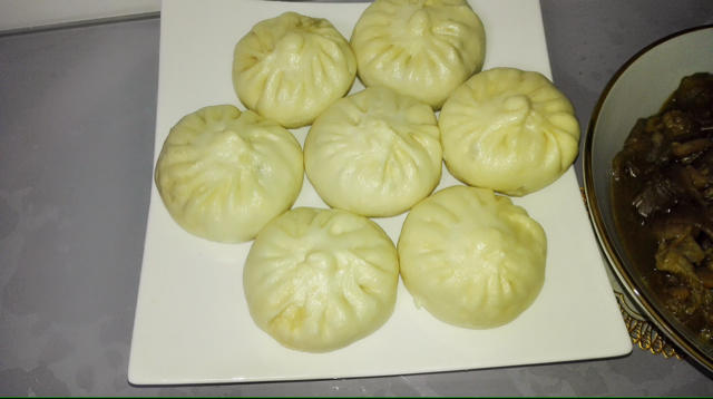 家庭手工肉馅大包子