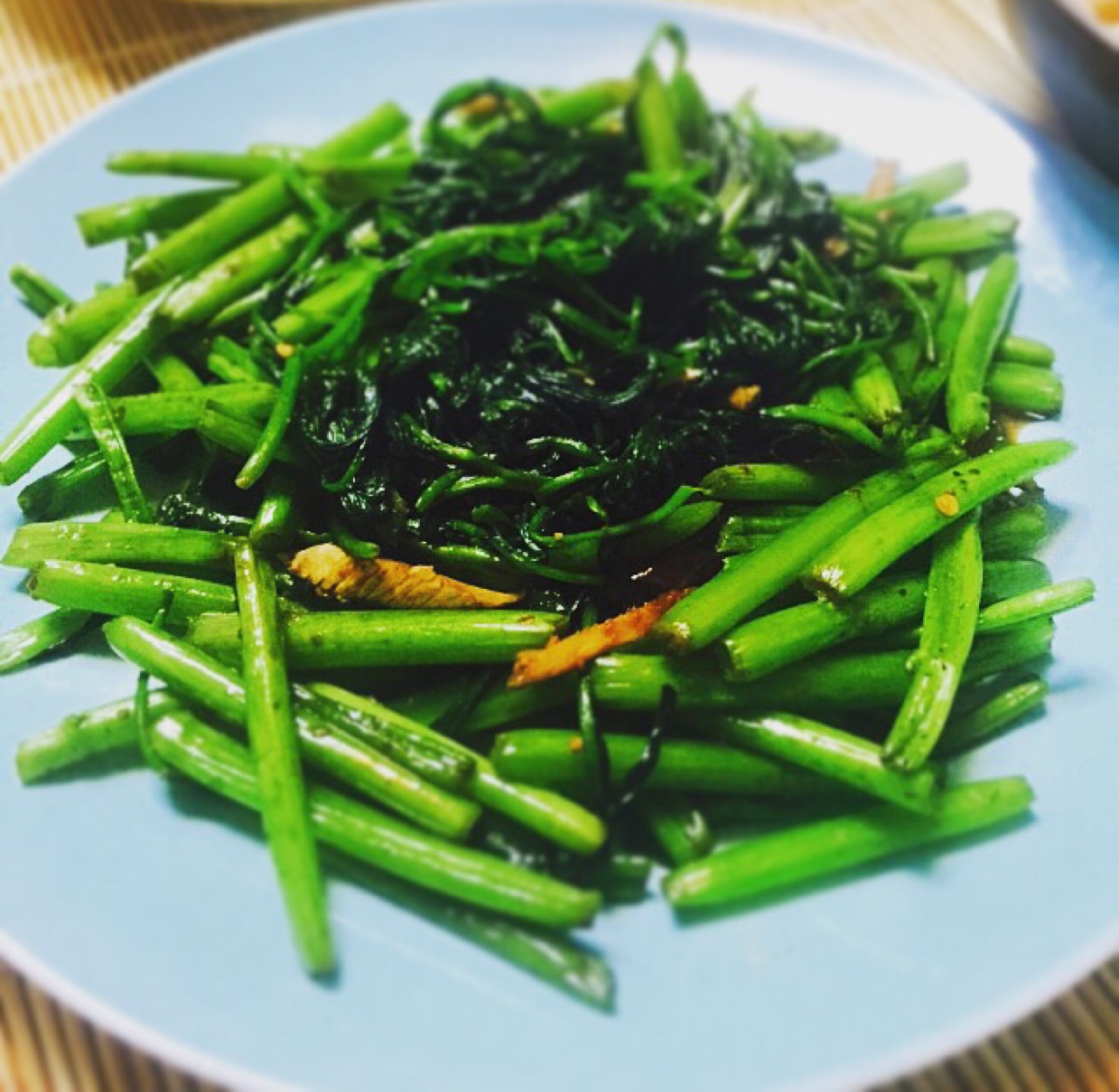 泰式虾酱炒空心菜