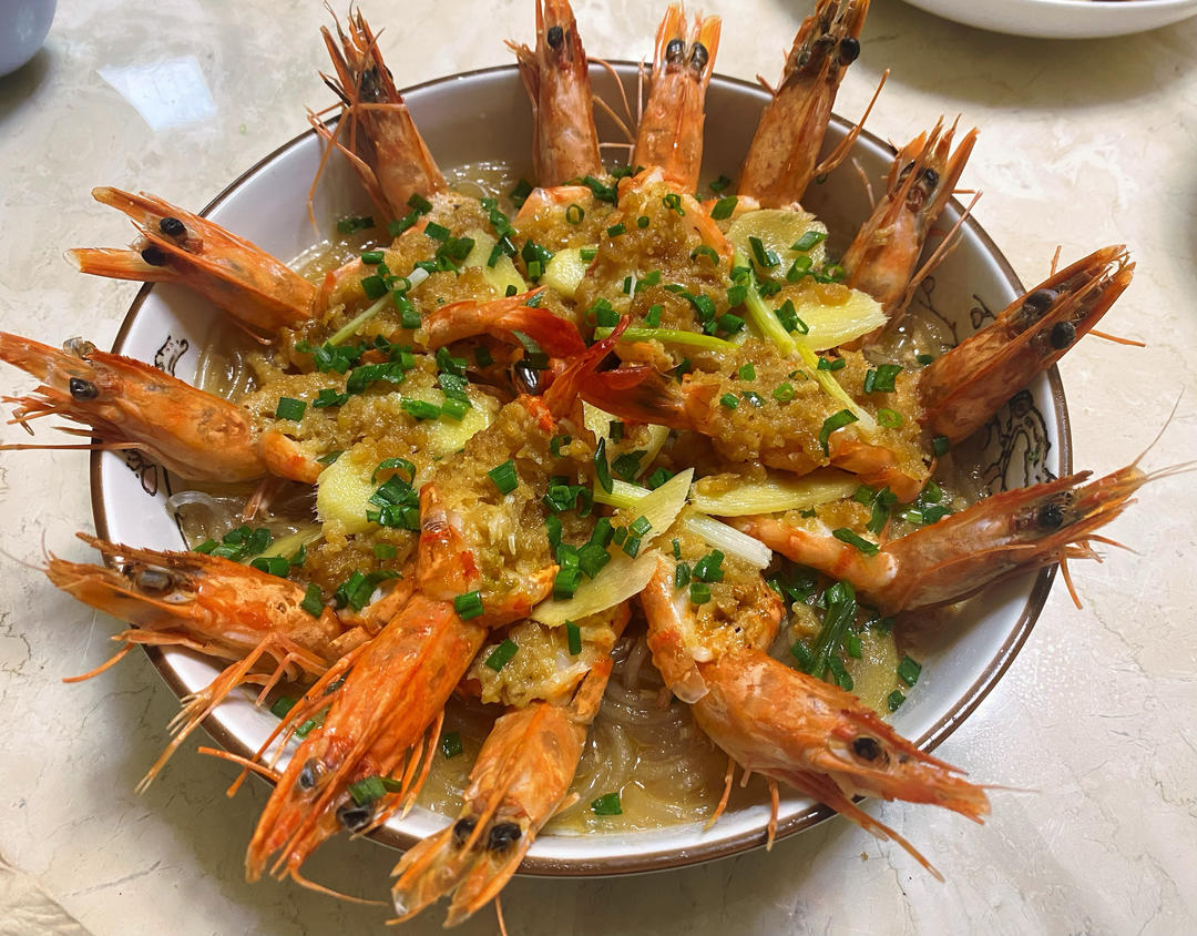 蒜蓉粉丝开背虾