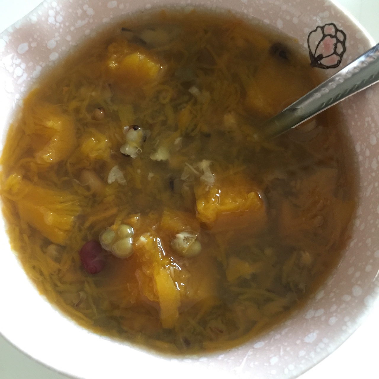 南瓜绿豆汤