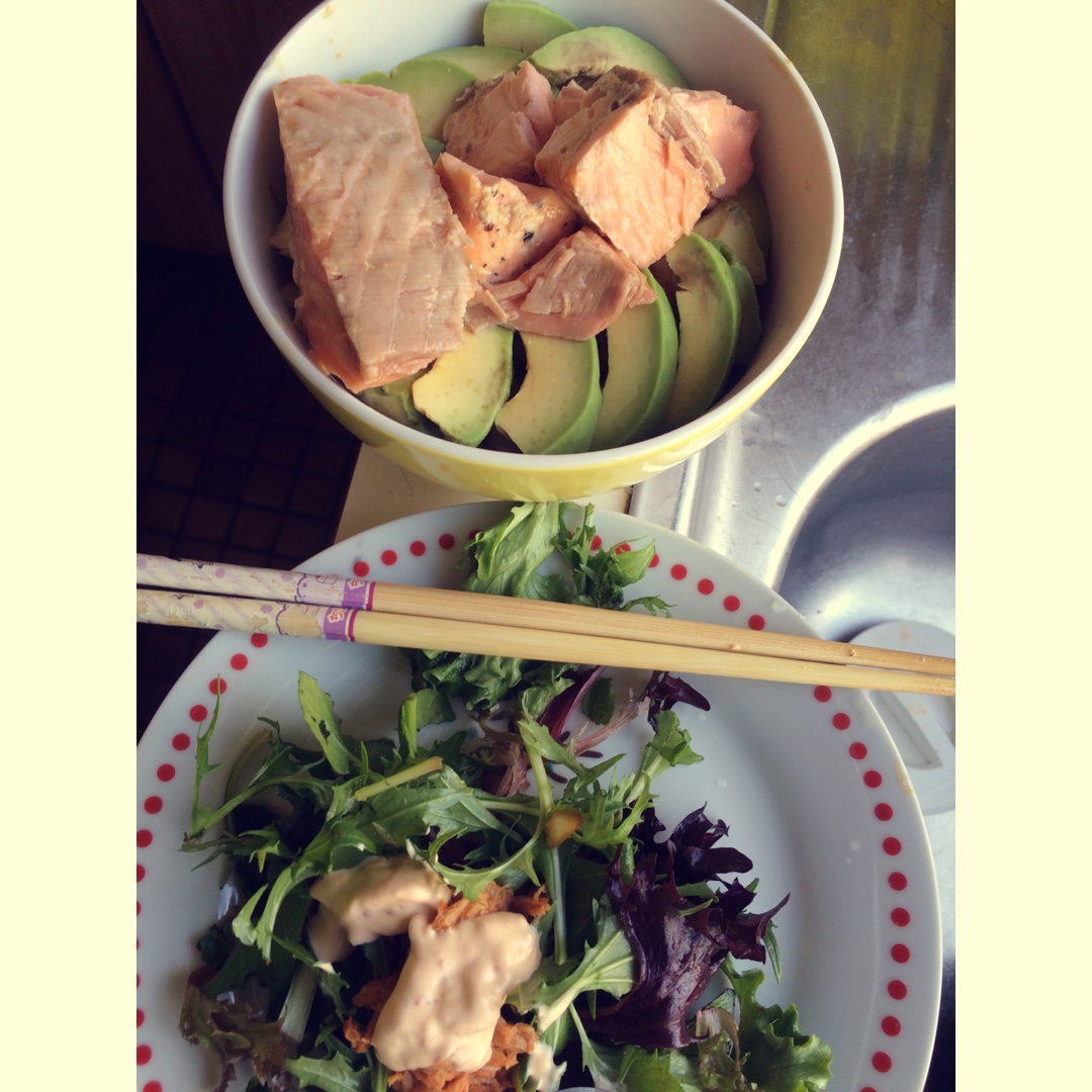 三文鱼牛油果拌饭