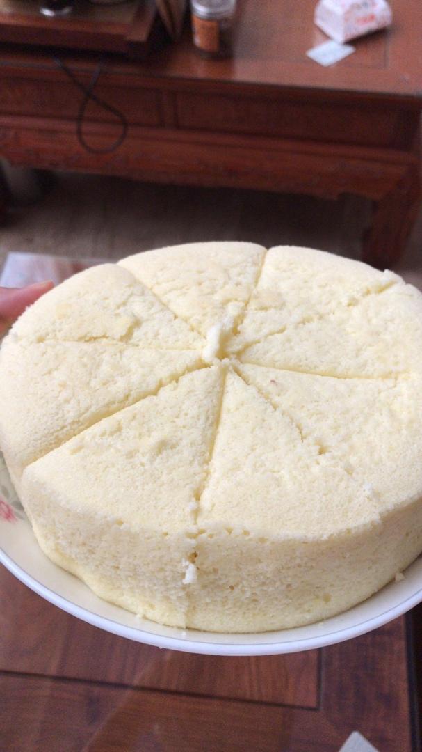 水嫩烫面蒸蛋糕