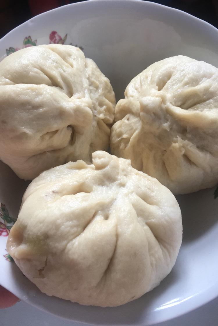 直接发酵法的白胖包子