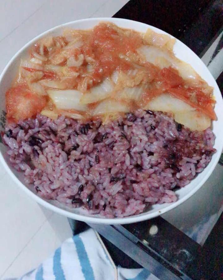 娃娃菜西红柿