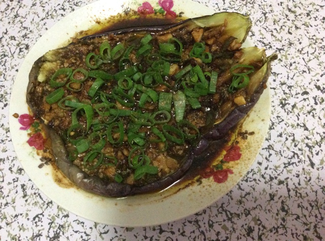 微波炉烤茄子